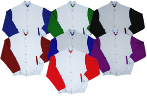 Baseball Style Jackets (Assorted Colors)