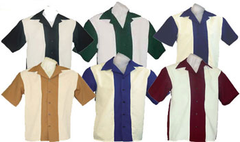 Roc 80's Retro Bowling Shirt (Assorted Colors)