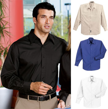 Port Authority Stretch Poplin Dress Shirt (Assorted Colors)