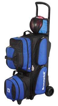 Brunswick - Pro Players Option 3-4-5 Ball Roller (Black/Royal)