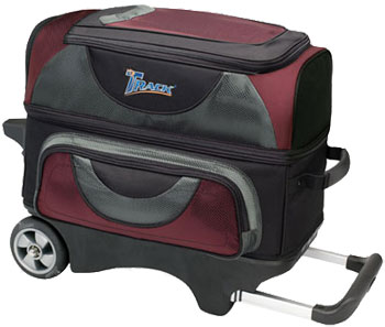 Track - Premium 2 Ball Roller (Maroon/Grey)