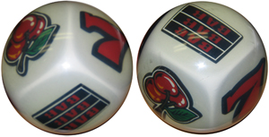 Clear - 6 Sided Slot Ball (16 lbs Only)