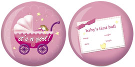 Brunswick - MINI Viz-a-ball It's a Girl