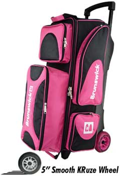 Brunswick Flash X 3 Ball Roller (Pink/Black)