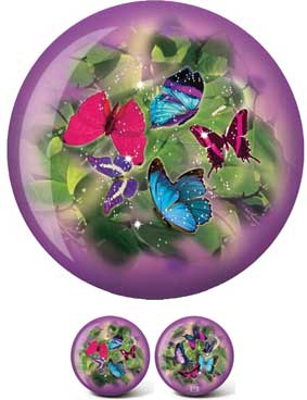 Brunswick Viz-a-ball Butterflies Glow