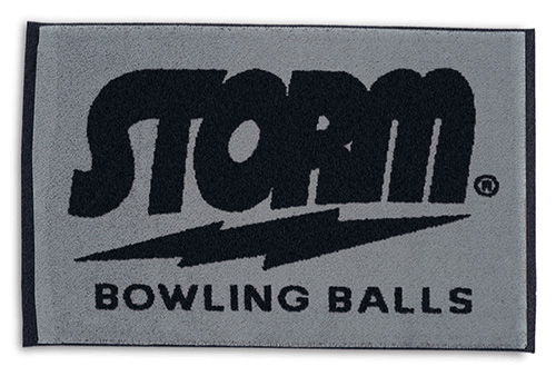 Storm Logo Woven Towel (Black/Grey)