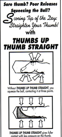 Bowling Thumb Pitch Chart