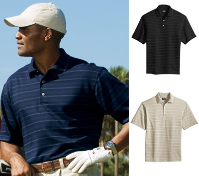 PING COLLECTION - Micro Pima Stripe Sport Shirt (P314) Assorted Colors