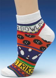 Bowling Themed Socks (Women's) (#2700)