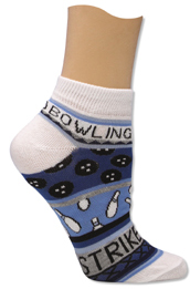 Blue Bowling Socks (Women's) (#2750)