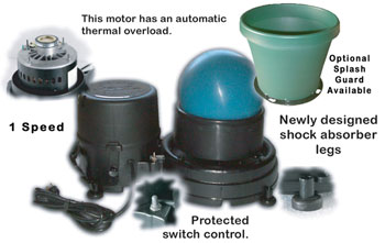 1/3HP 1 Speed Ball Spinner