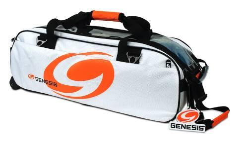 Genesis Sport Orange 3 Ball Tote Bowling Bag
