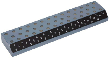 40 Bit Wooden Drill Bit Rack