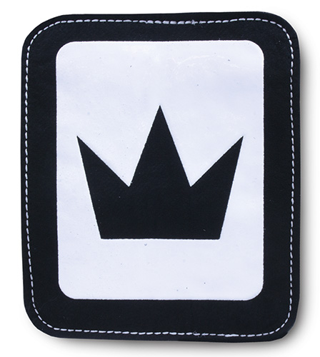Brunswick Printed Leather Shammy (Black/White)