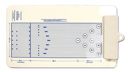 Bowling Coaches Clipboard