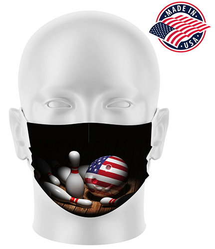 BOWLING USA Face Mask (0836)