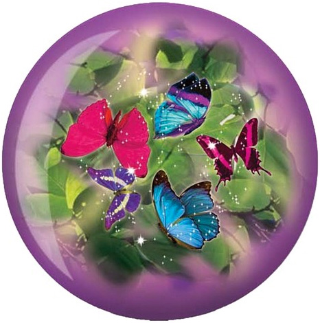 Brunswick Viz-a-ball Butterflies Glow