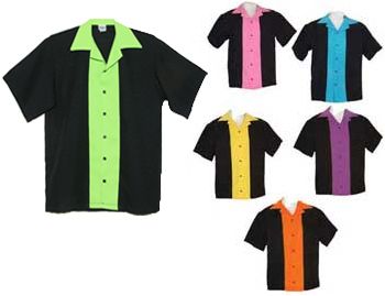 Classic 57 Retro Bowling Shirt (Assorted Colors) Clearance
