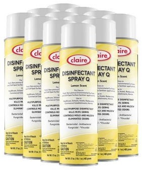 Claire Disinfectant Spray Q (Dozen)