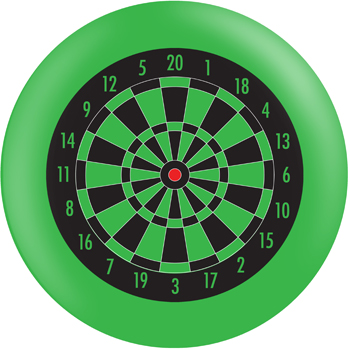 OnTheBall Green Dart Board (Exclusive-Special Order)