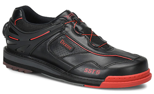 Mens Dexter SST 6 Hybrid Boa Grey/Red Bowling Shoes Soles & Heels size 8 RH 