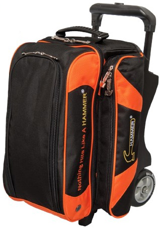 Hammer Black Orange 2 Ball Tote Bowling Bag FAST SHIPPING