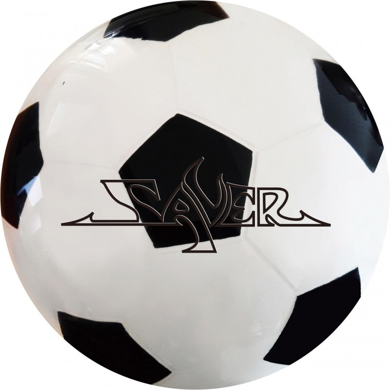 Lanemasters Saver Clear Soccer Ball (BLACK)