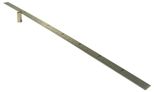 Metal Span Ruler (6 in. w/ Stud)