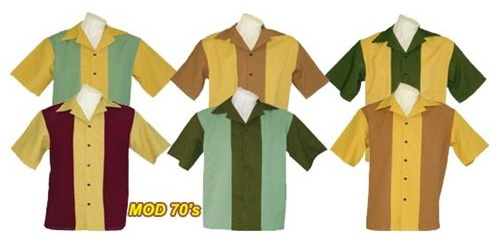 Retro Bowling Shirt (Assorted Colors 