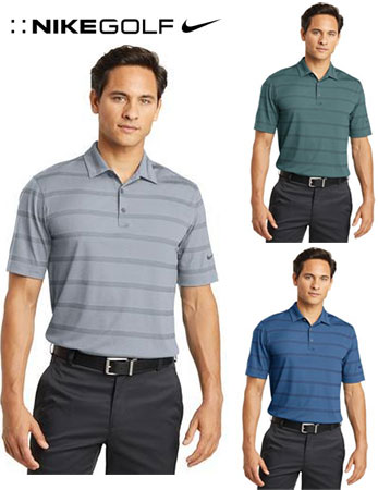 Nike Golf Dri-FIT Fade Stripe Polo 677786 (Assorted Colors)