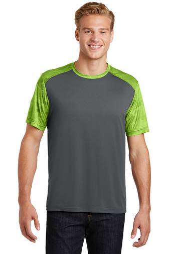Sport-Tek ST371 CamoHex Tee (Assorted Colors)