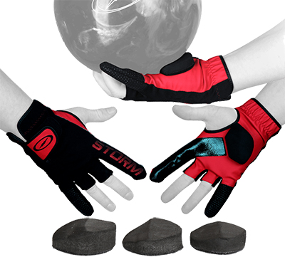 Right Hand Medium Storm Power Glove Plus Black/Red 