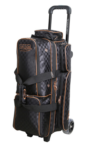 Storm 3-Ball Rolling Thunder Signature Bowling Bag Black/Opal