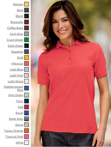 port authority ladies silk touch polo l500